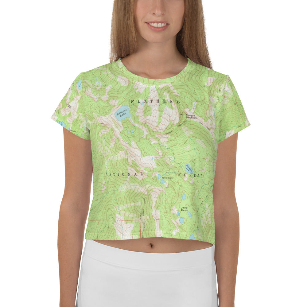 Jewel Basin Crop Tee