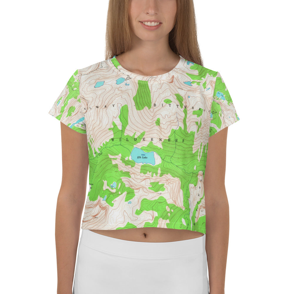 Elk Lake Crop Tee