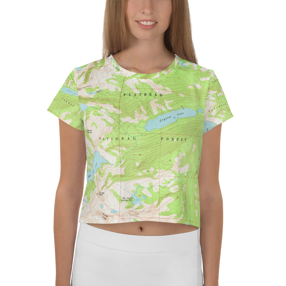 Gray Wolf Crop Tee