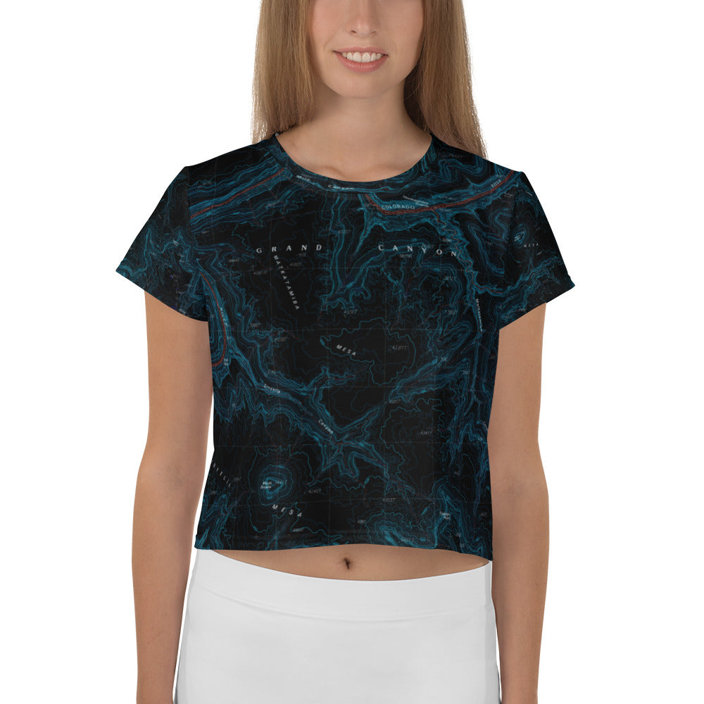 Grand Canyon Midnight Crop Tee