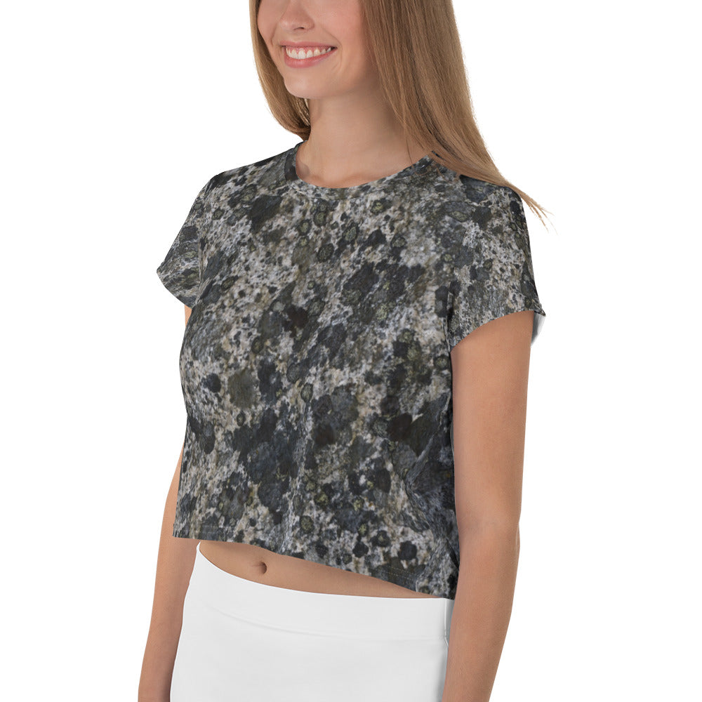 Take a Lichen Women's  Crop Tee