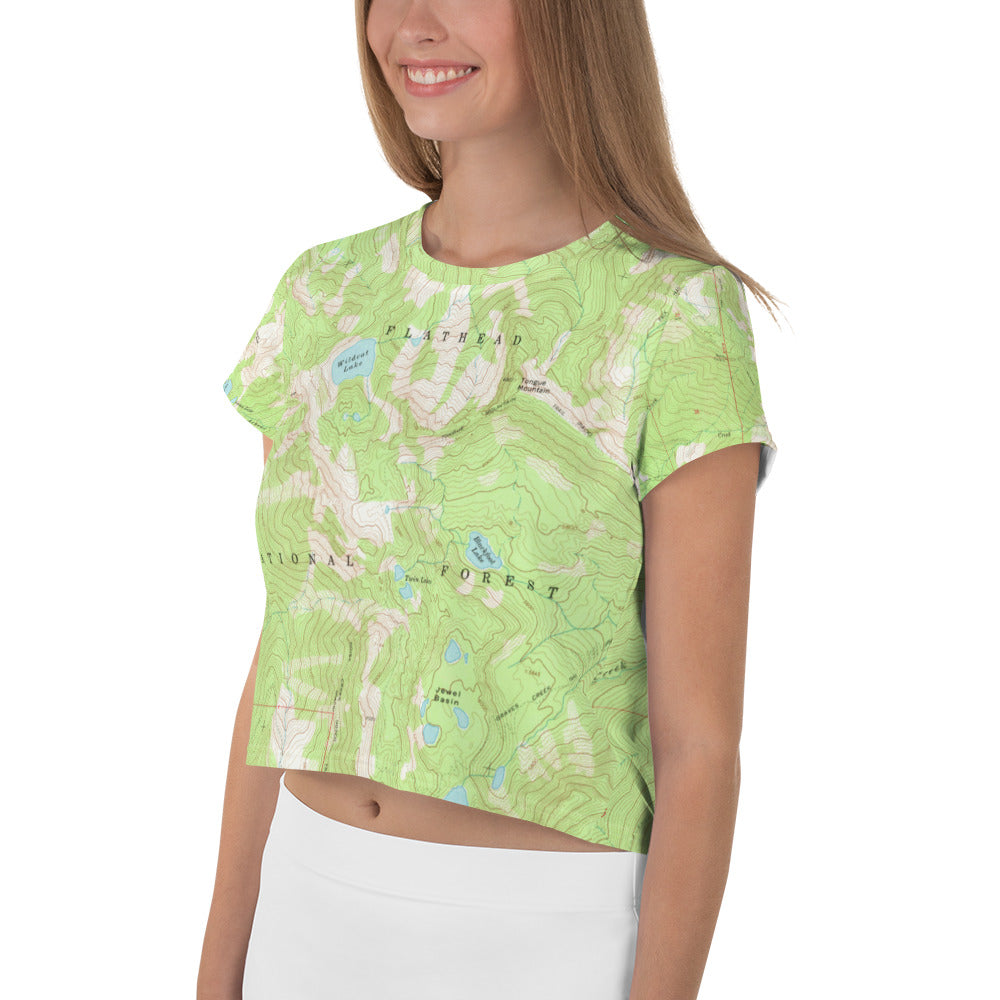 Jewel Basin Crop Tee