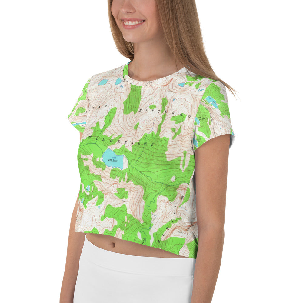 Elk Lake Crop Tee