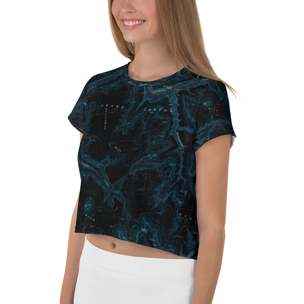 Grand Canyon Midnight Crop Tee