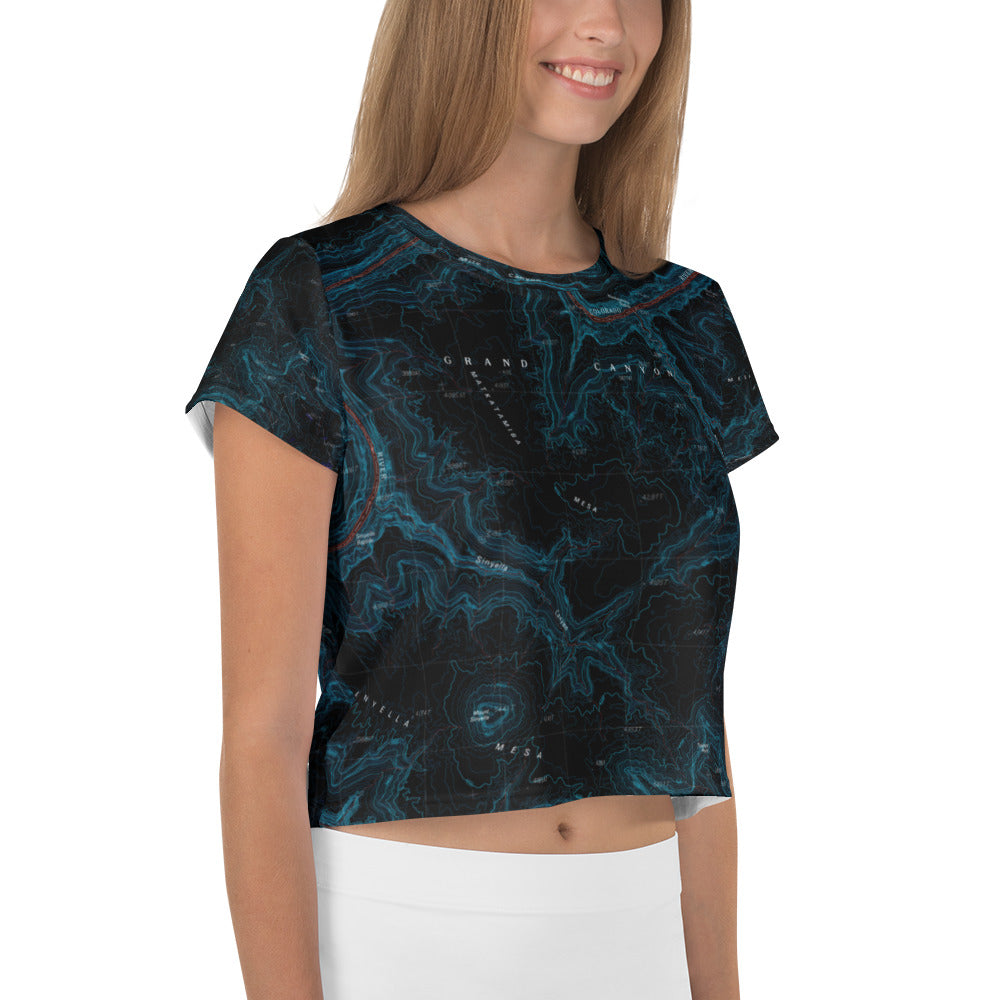 Grand Canyon Midnight Crop Tee