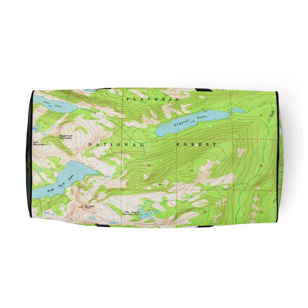 Gray Wolf Duffle Bag