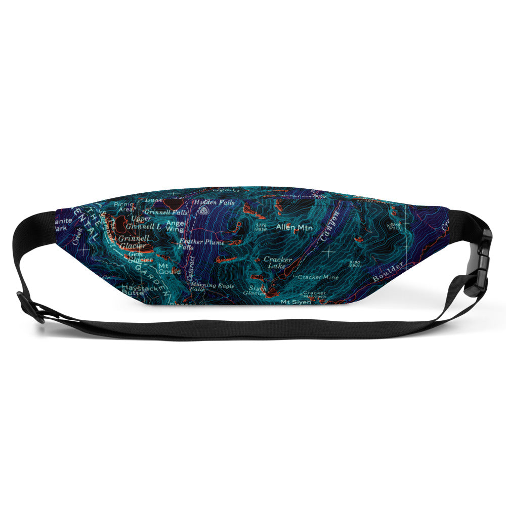 Many Glacier Midnight Fanny Pack