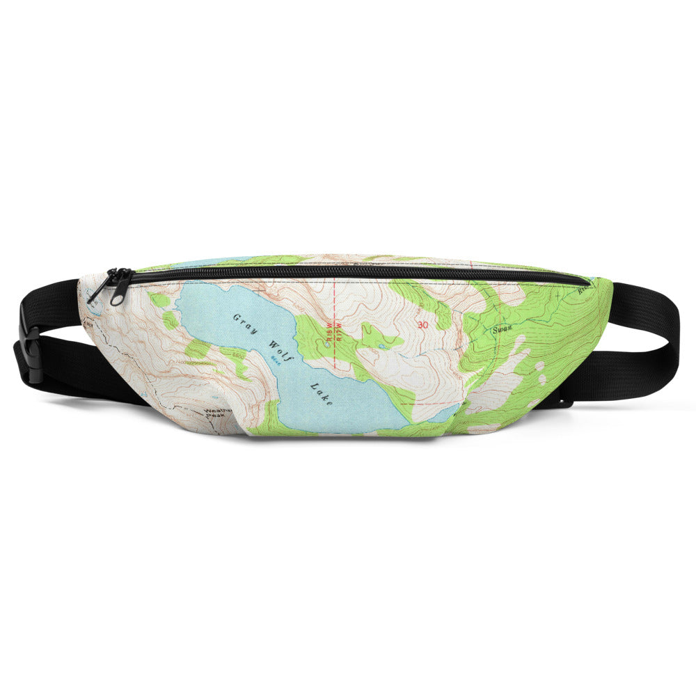 Gray Wolf Fanny Pack