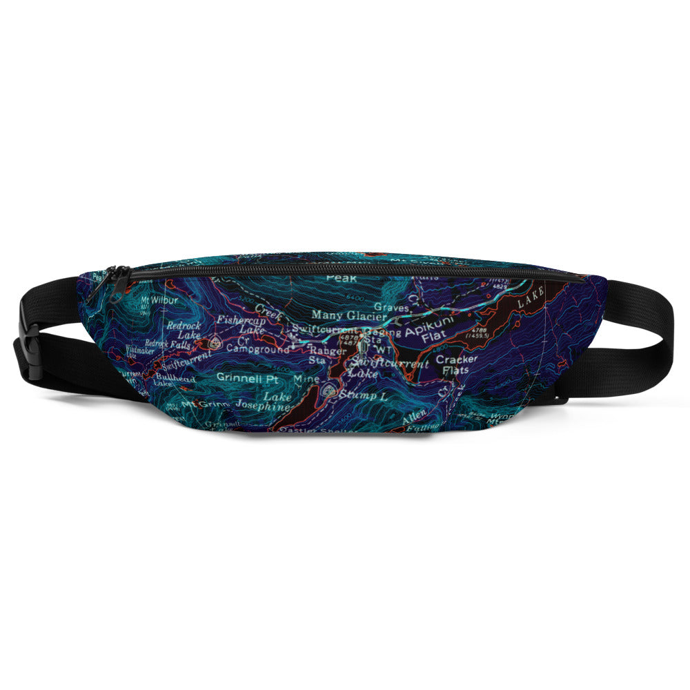 Many Glacier Midnight Fanny Pack