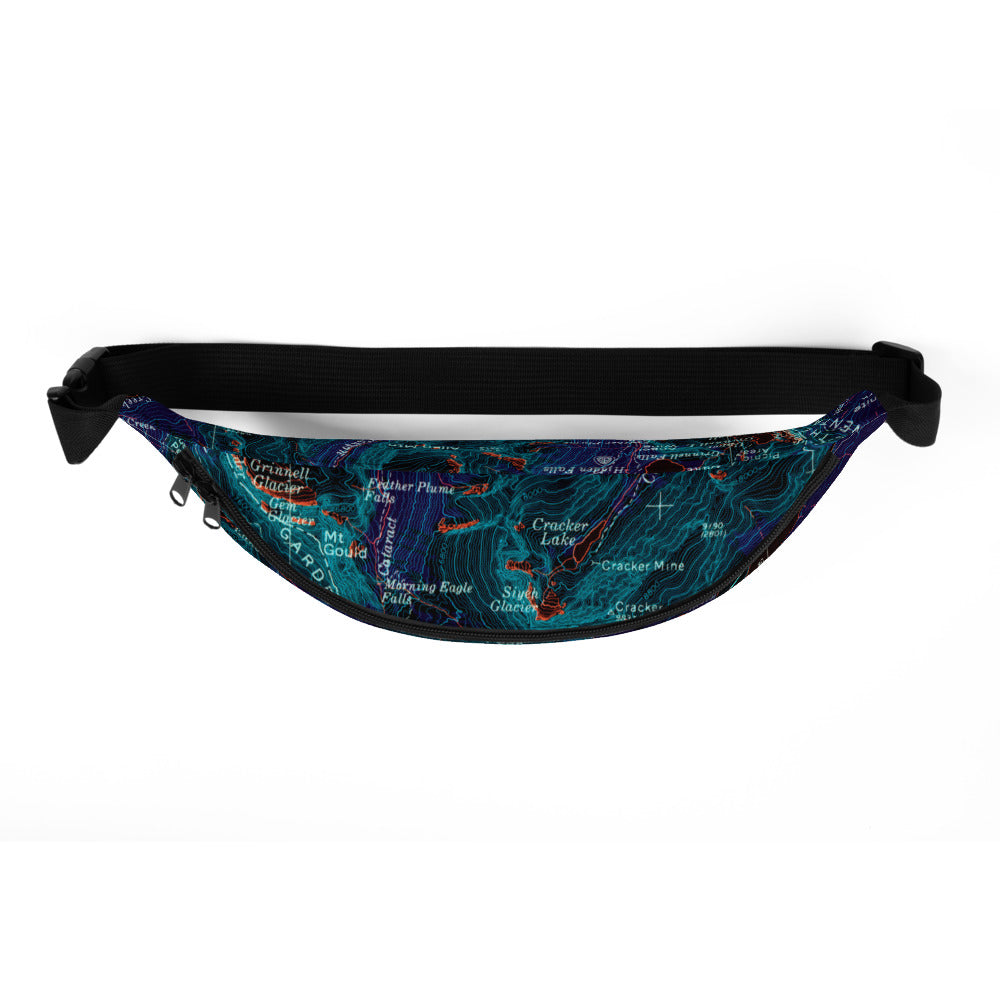 Many Glacier Midnight Fanny Pack