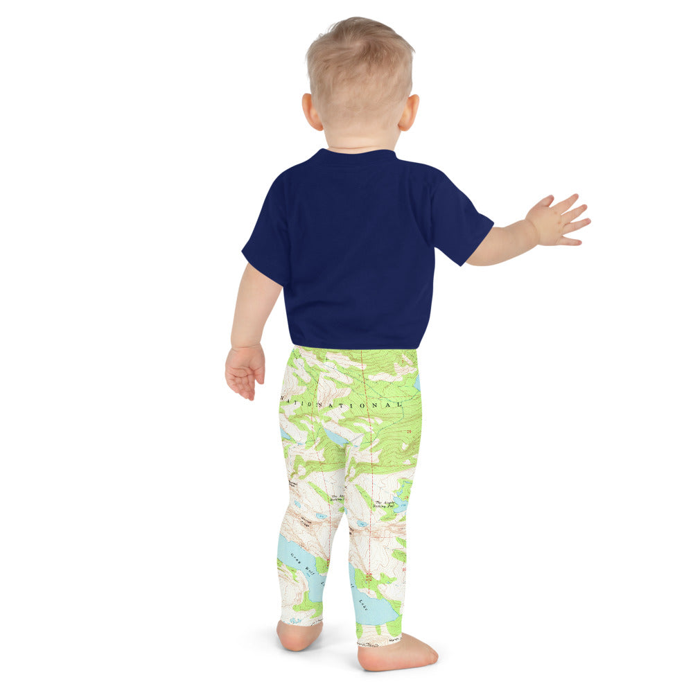 Gray Wolf Kid's Leggings