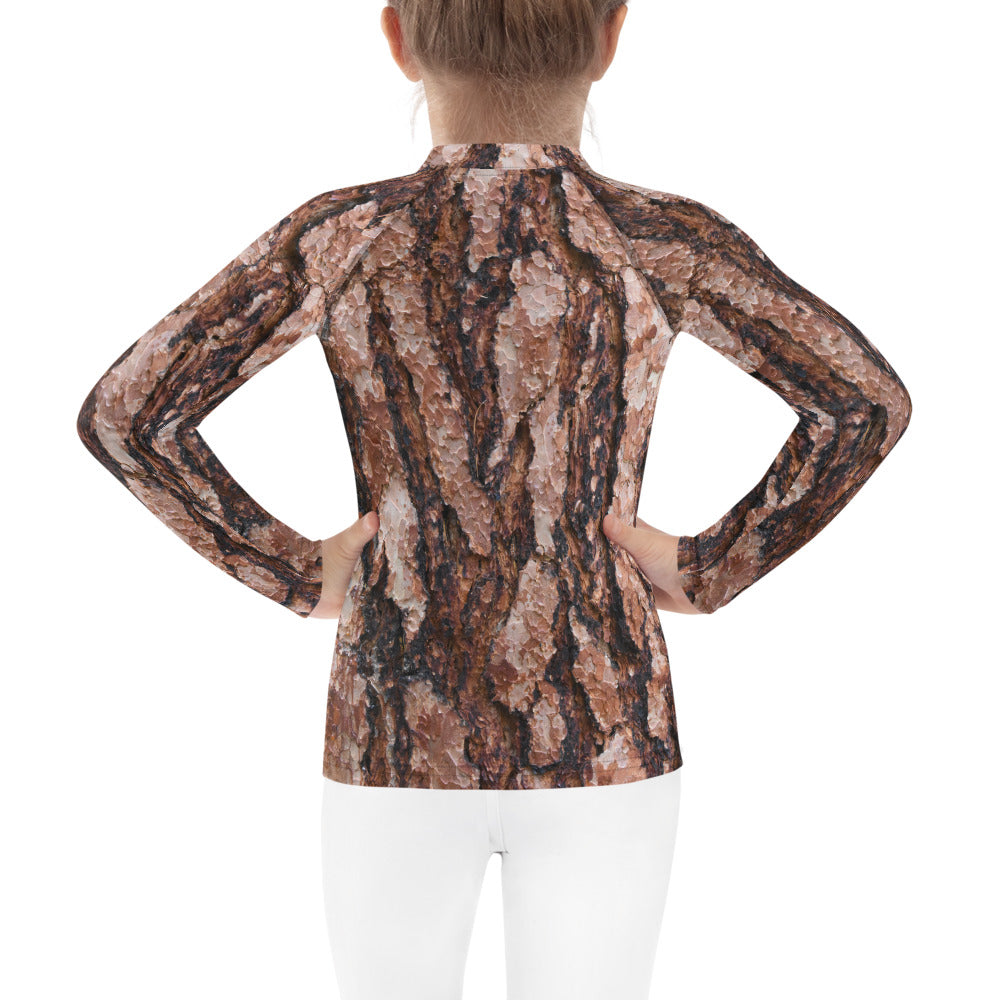 Red Ponderosa Kid's Rash Guard
