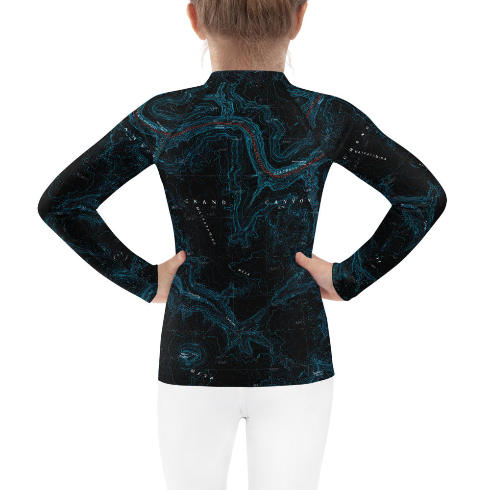 Grand Canyon Midnight Kids Rash Guard
