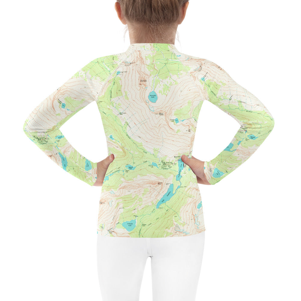 Many Glacier Kids Rash Guard
