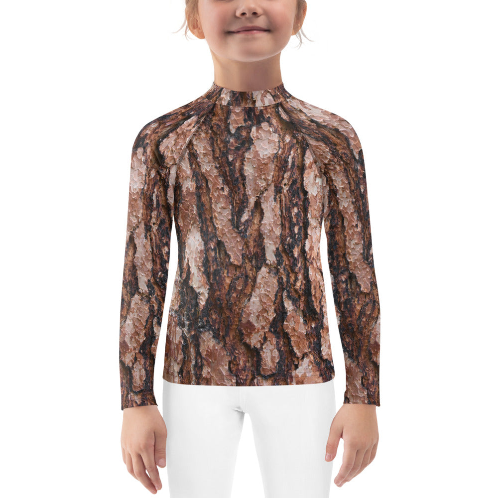 Red Ponderosa Kid's Rash Guard