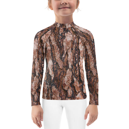Red Ponderosa Kid's Rash Guard