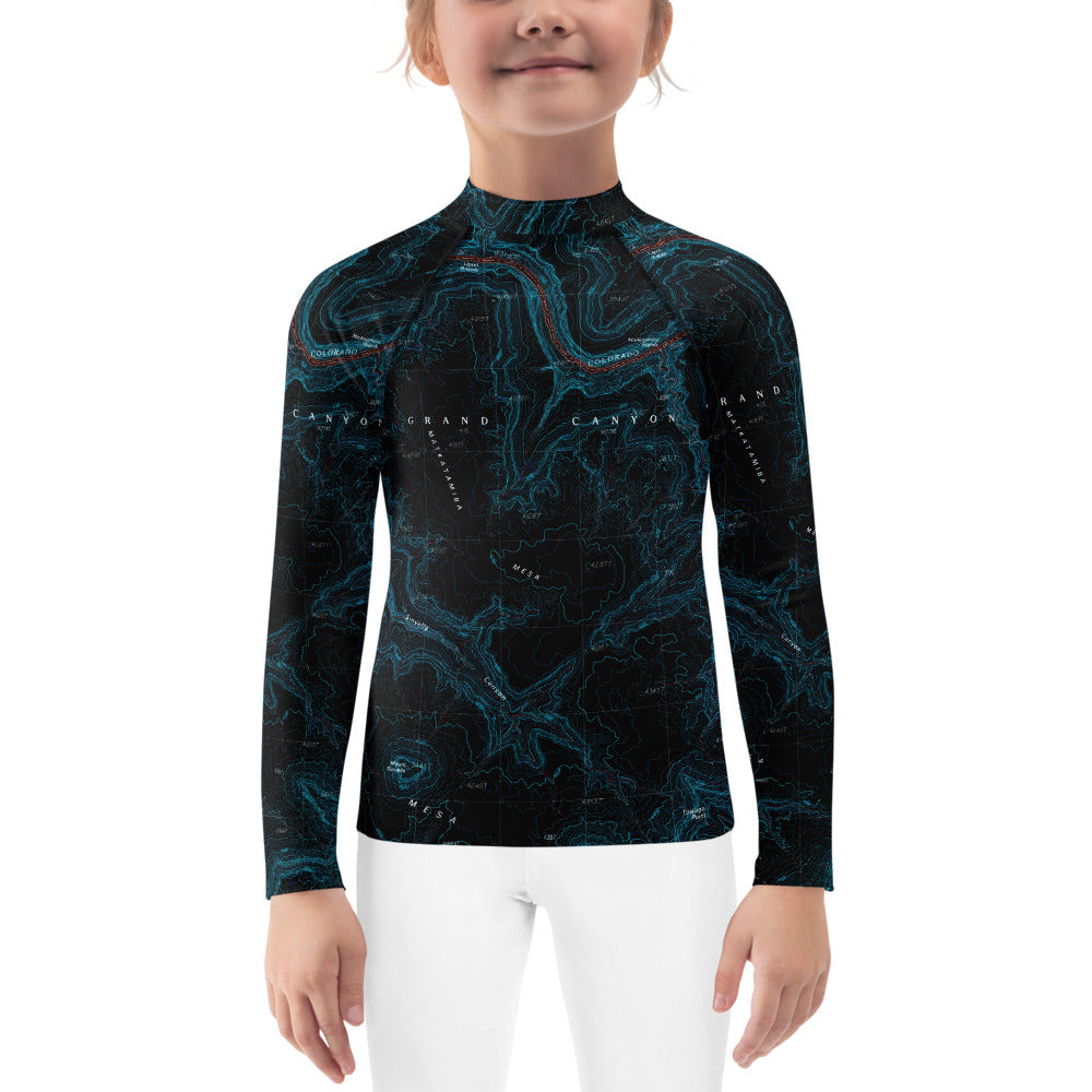 Grand Canyon Midnight Kids Rash Guard