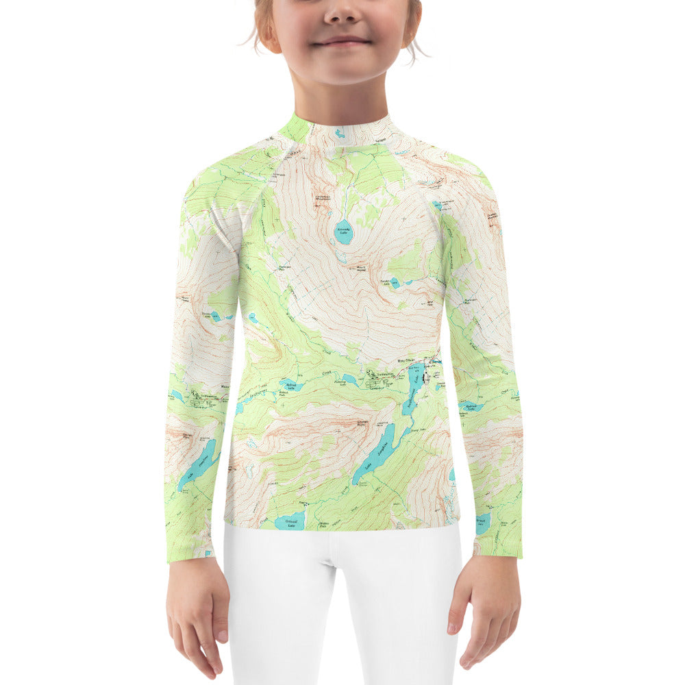 Many Glacier Kids Rash Guard
