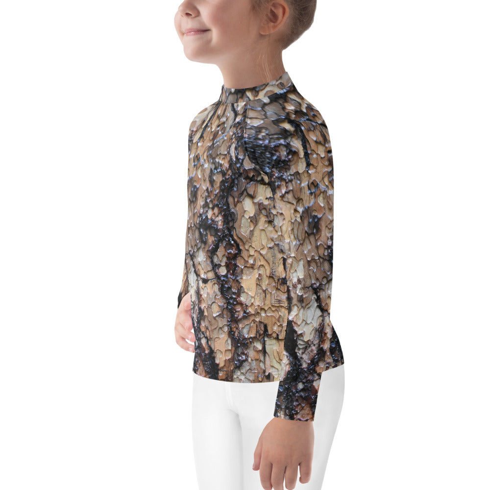 Black Ponderosa Kid's Rash Guard