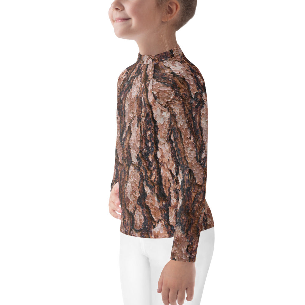 Red Ponderosa Kid's Rash Guard