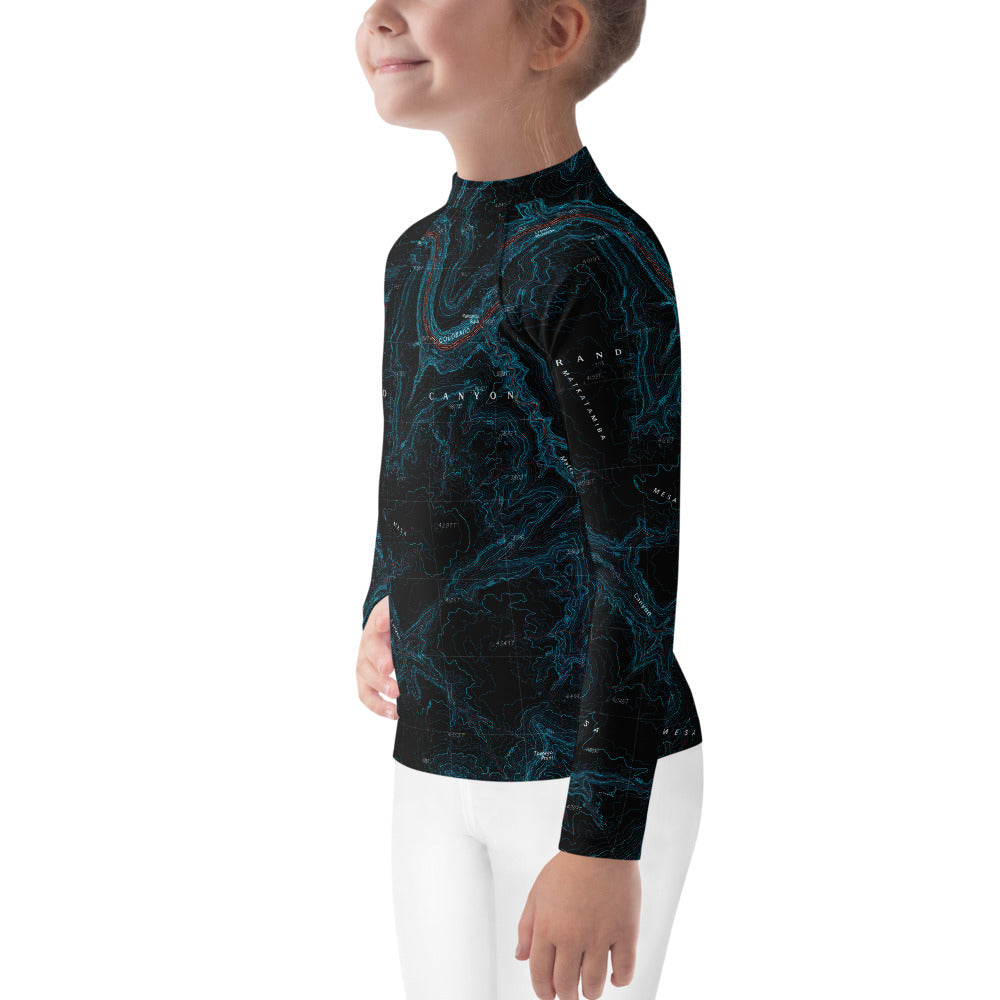 Grand Canyon Midnight Kids Rash Guard