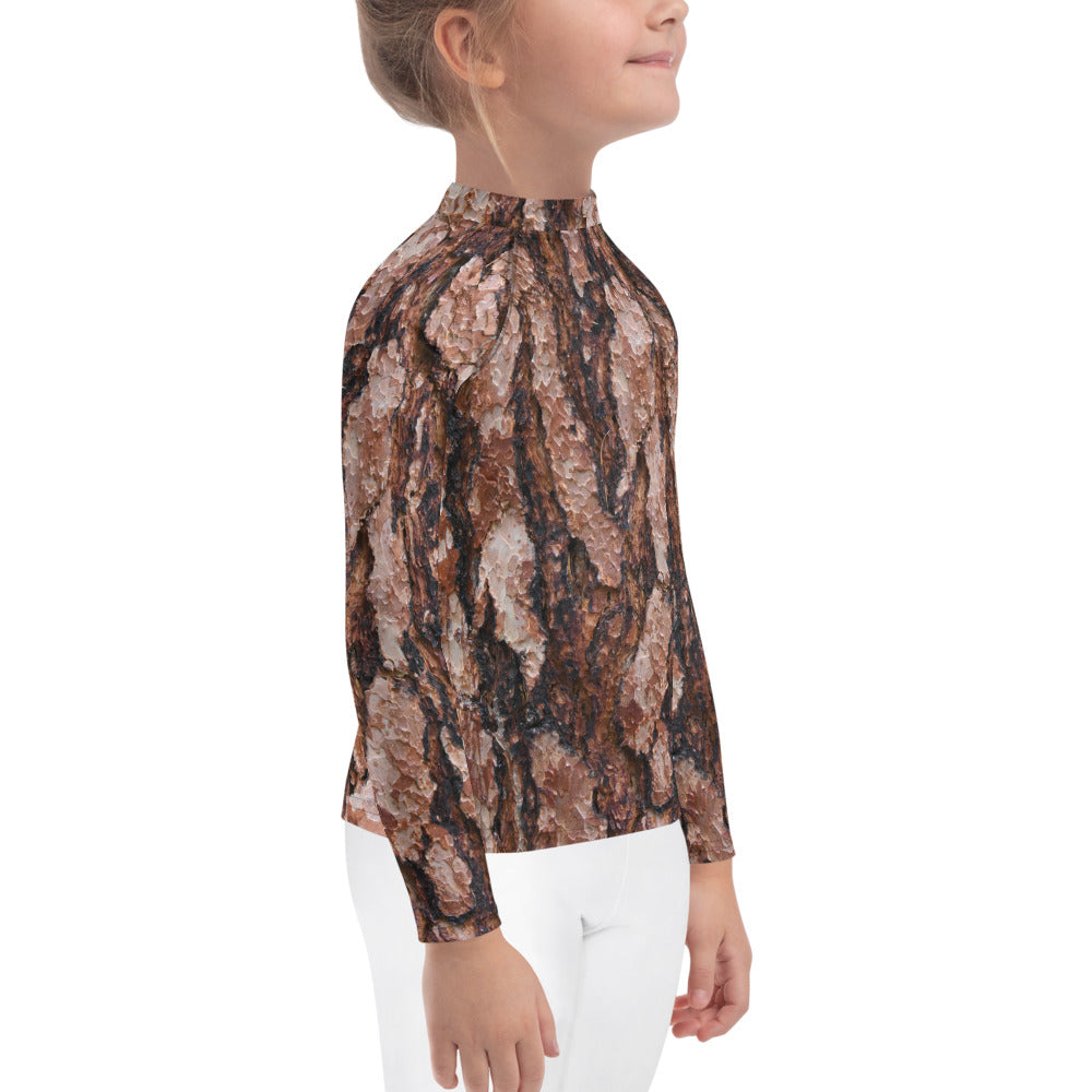 Red Ponderosa Kid's Rash Guard