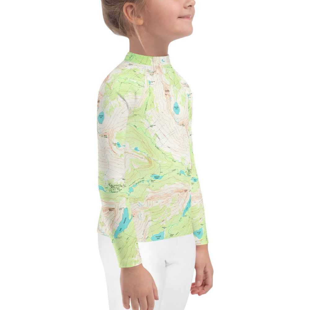 Many Glacier Kids Rash Guard