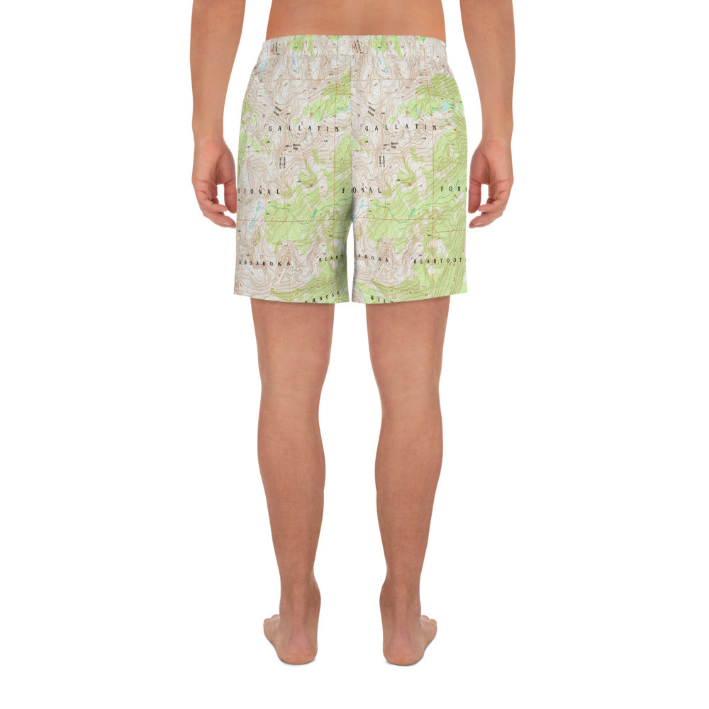Absaroka Beartooth Men's Athletic Long Shorts