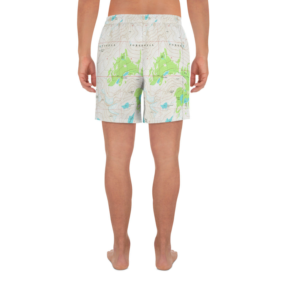 Crazy Mountains Men's Athletic Long Shorts
