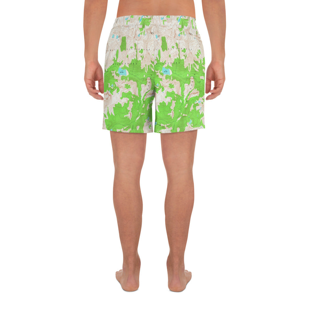 Elk Lake Men's Athletic Long Shorts