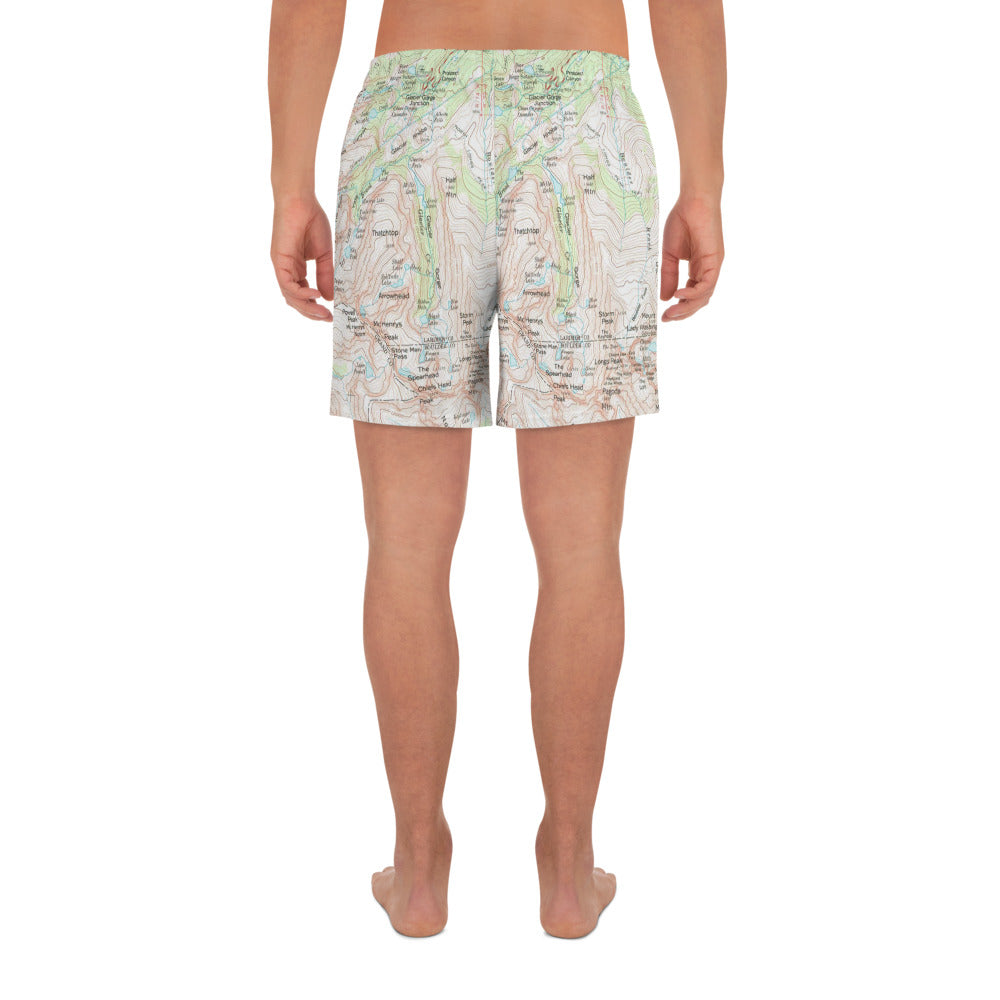 Longs Peak Men's Athletic Long Shorts