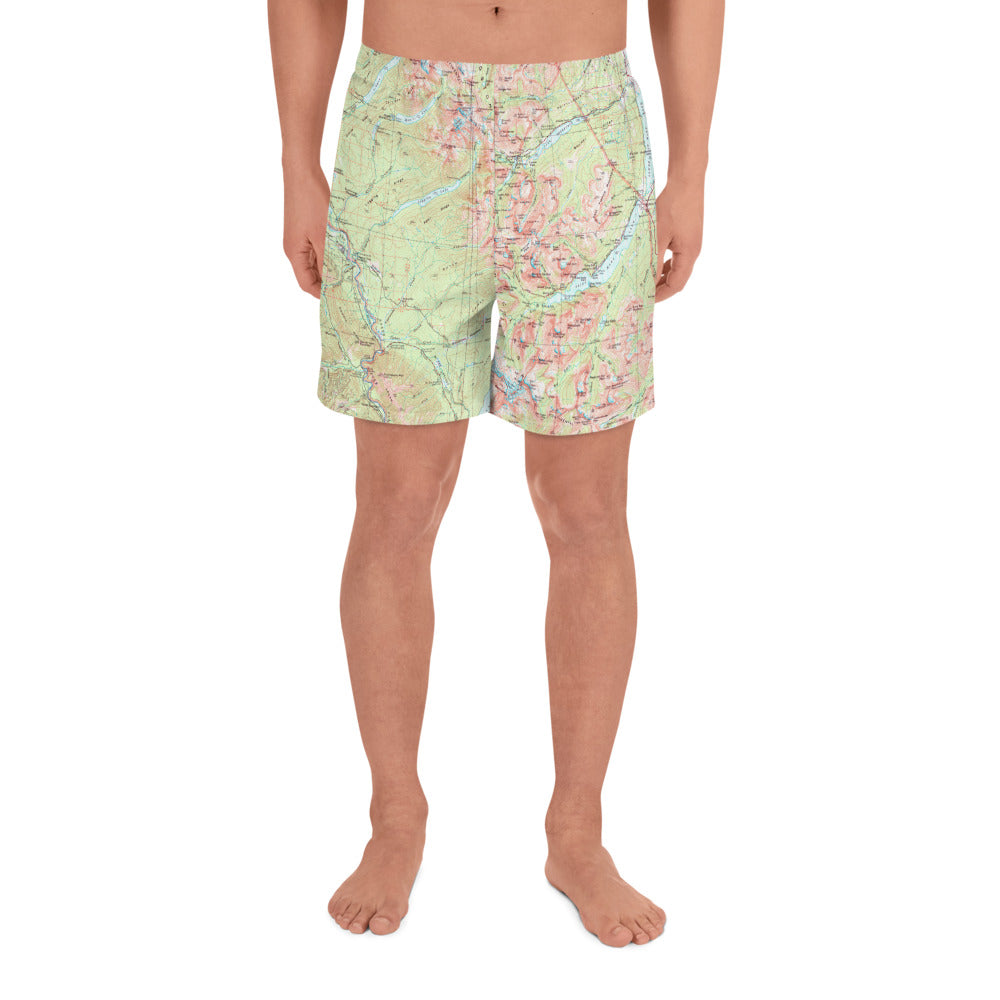 Lake McDonald Men's Athletic Long Shorts