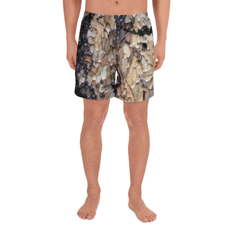 Black Ponderosa Men's Athletic Long Shorts