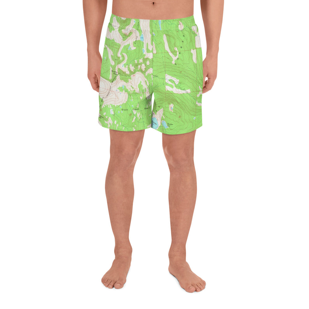 Rattlesnake Wilderness Men's Athletic Long Shorts