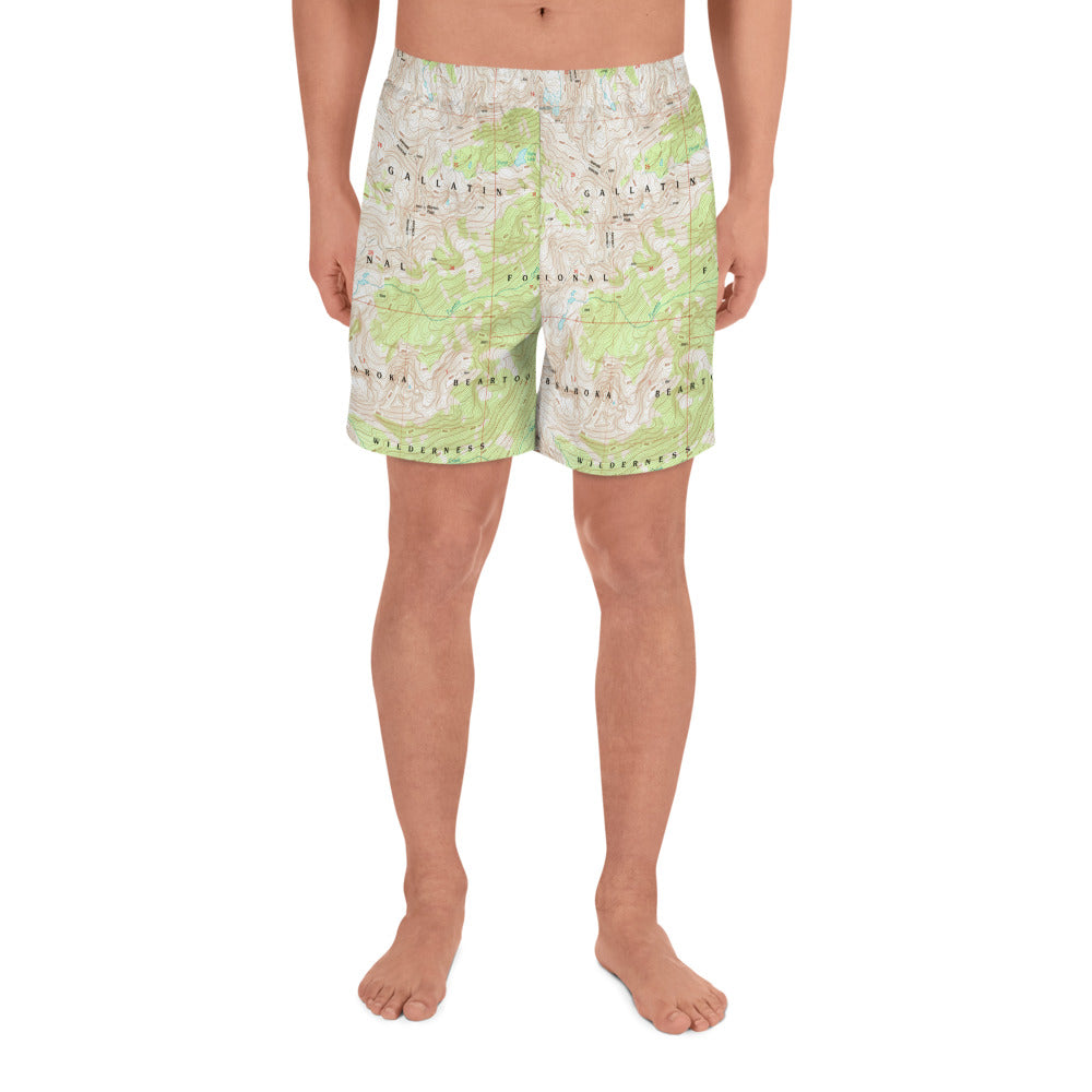 Absaroka Beartooth Men's Athletic Long Shorts