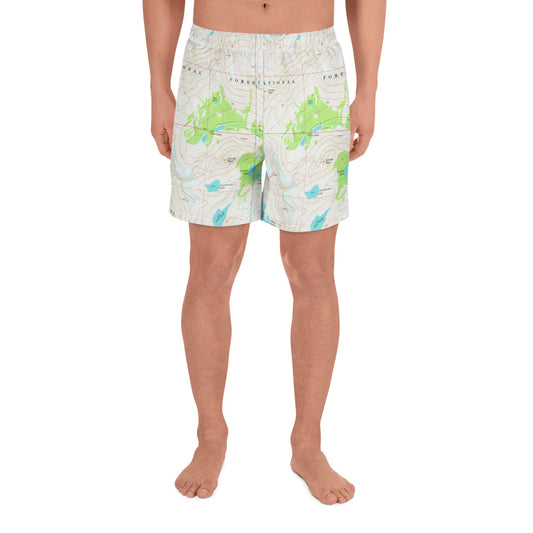 Crazy Mountains Men's Athletic Long Shorts