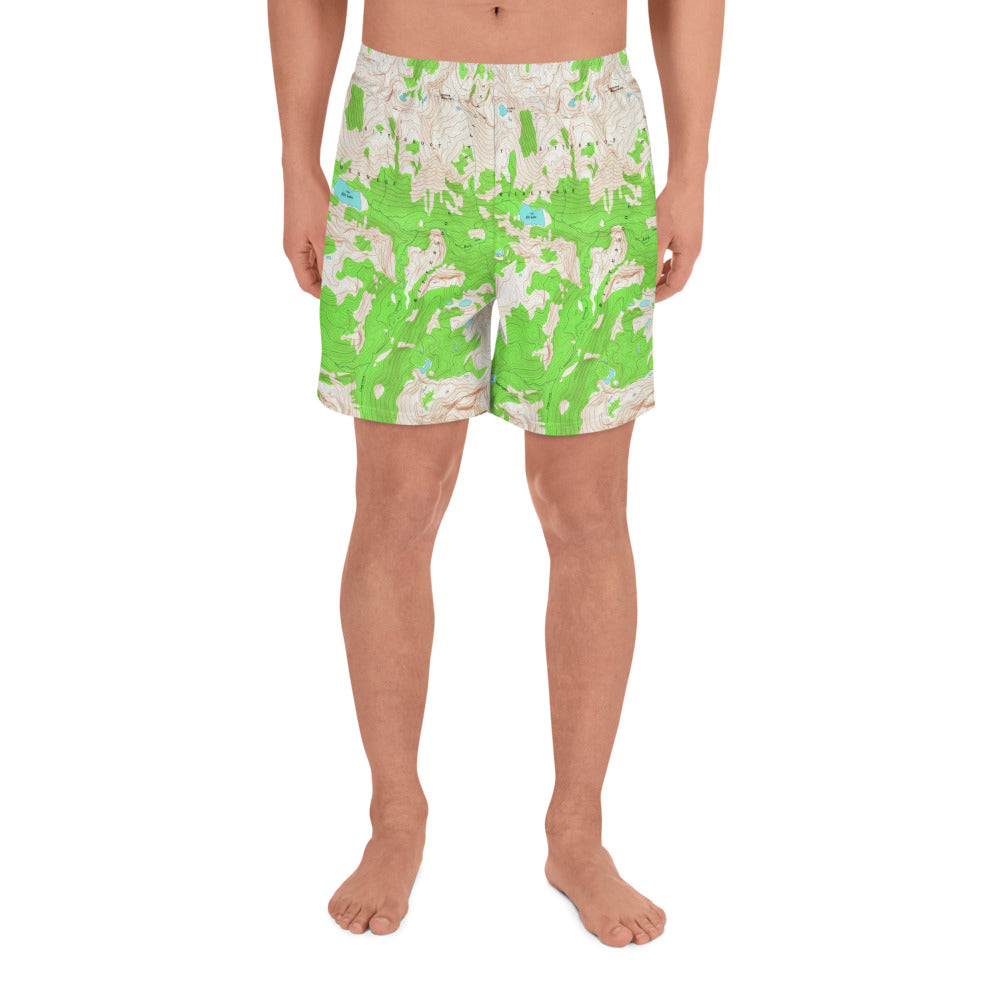 Elk Lake Men's Athletic Long Shorts