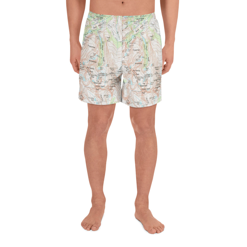Longs Peak Men's Athletic Long Shorts