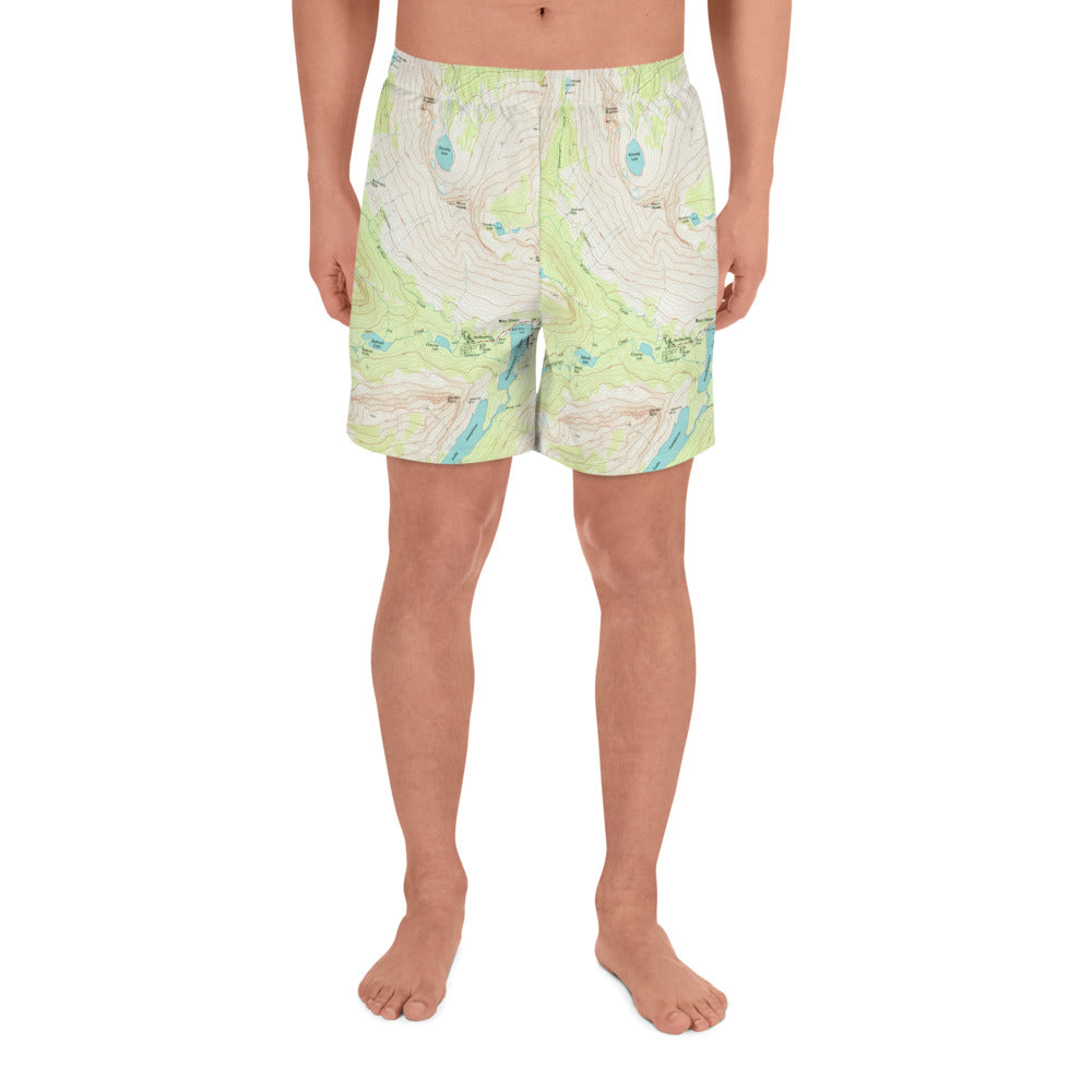 Many Glacier Men's Athletic Long Shorts