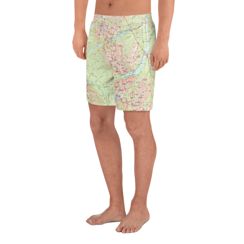 Lake McDonald Men's Athletic Long Shorts