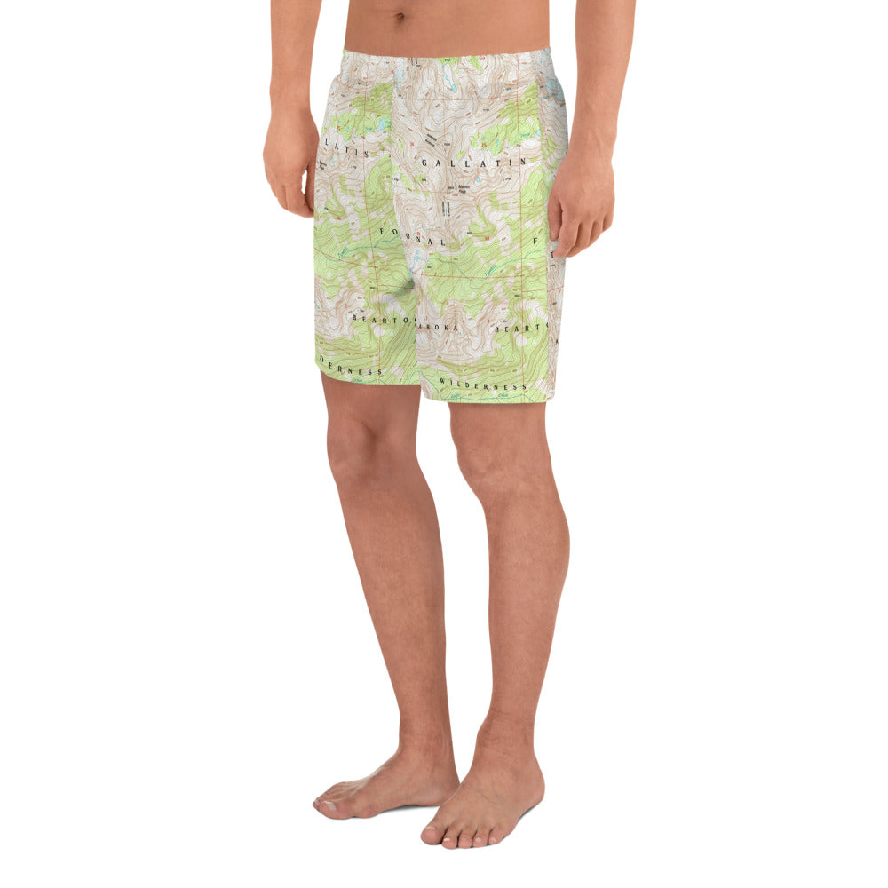 Absaroka Beartooth Men's Athletic Long Shorts