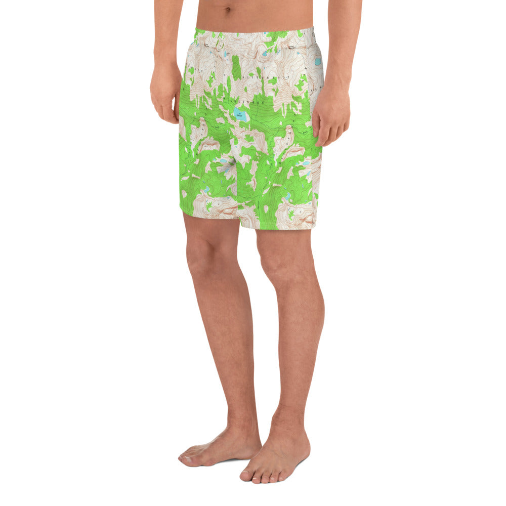 Elk Lake Men's Athletic Long Shorts