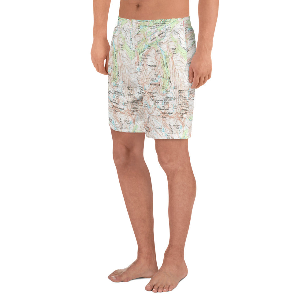 Longs Peak Men's Athletic Long Shorts