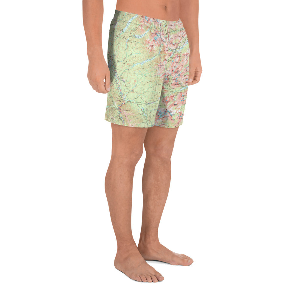 Lake McDonald Men's Athletic Long Shorts