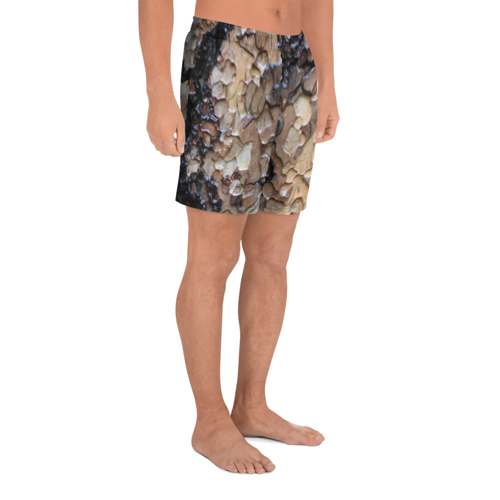Black Ponderosa Men's Athletic Long Shorts