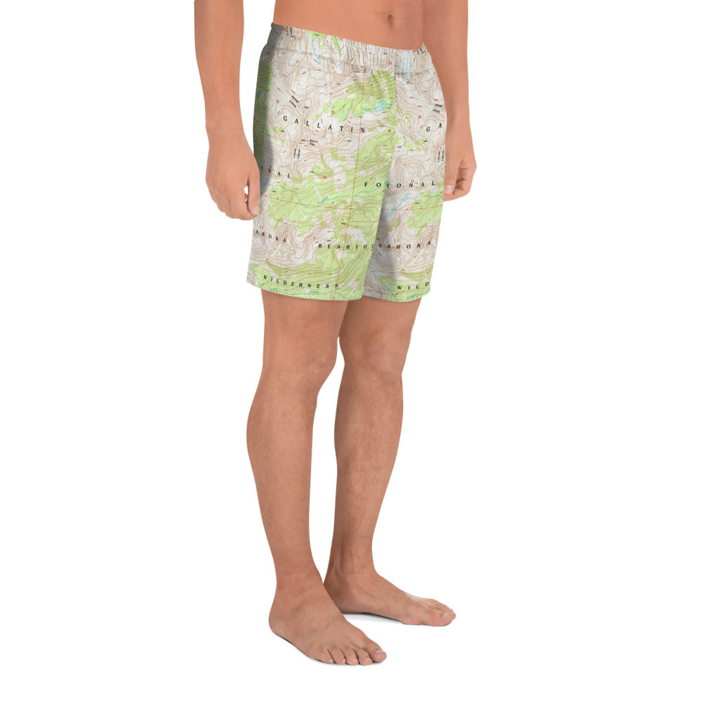 Absaroka Beartooth Men's Athletic Long Shorts