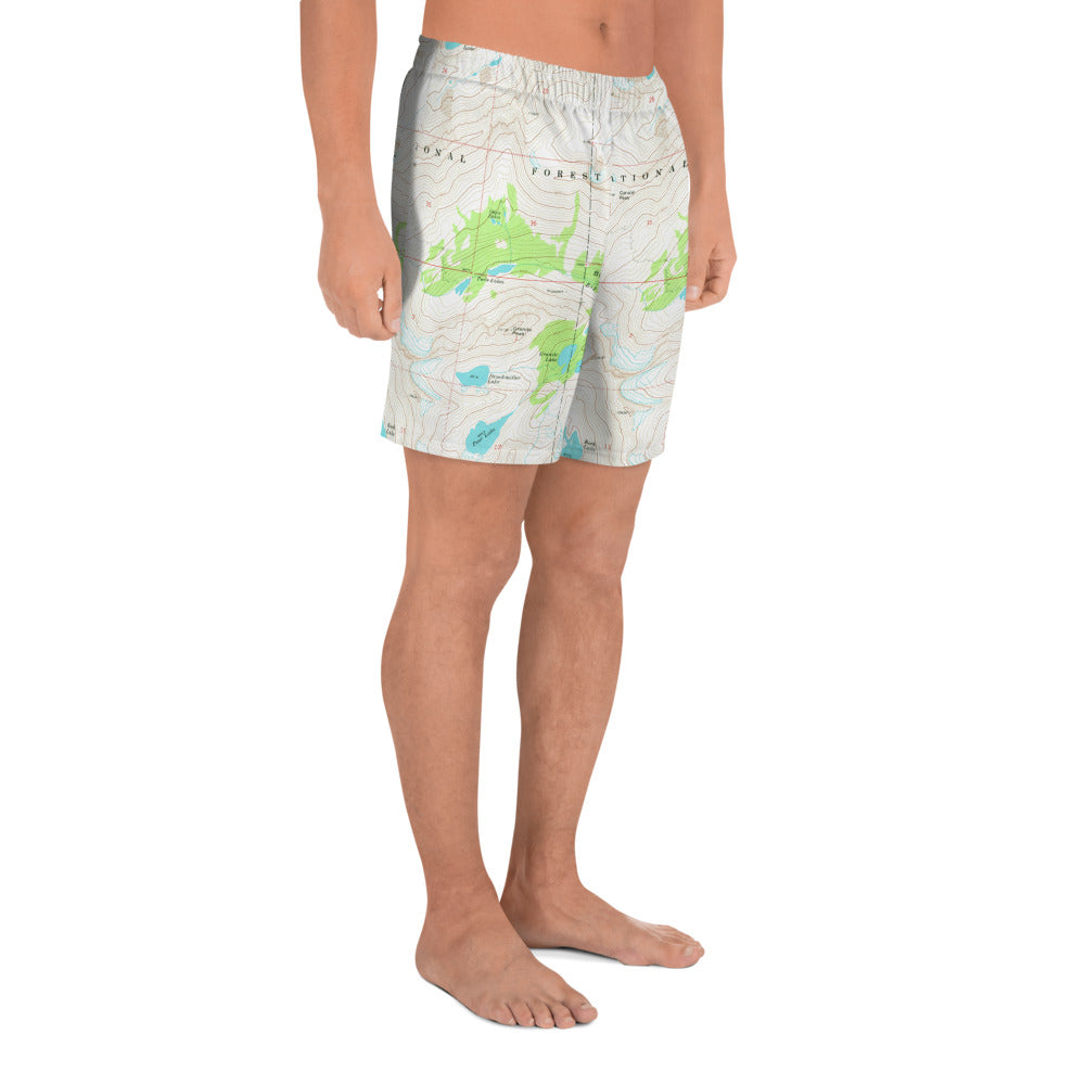 Crazy Mountains Men's Athletic Long Shorts