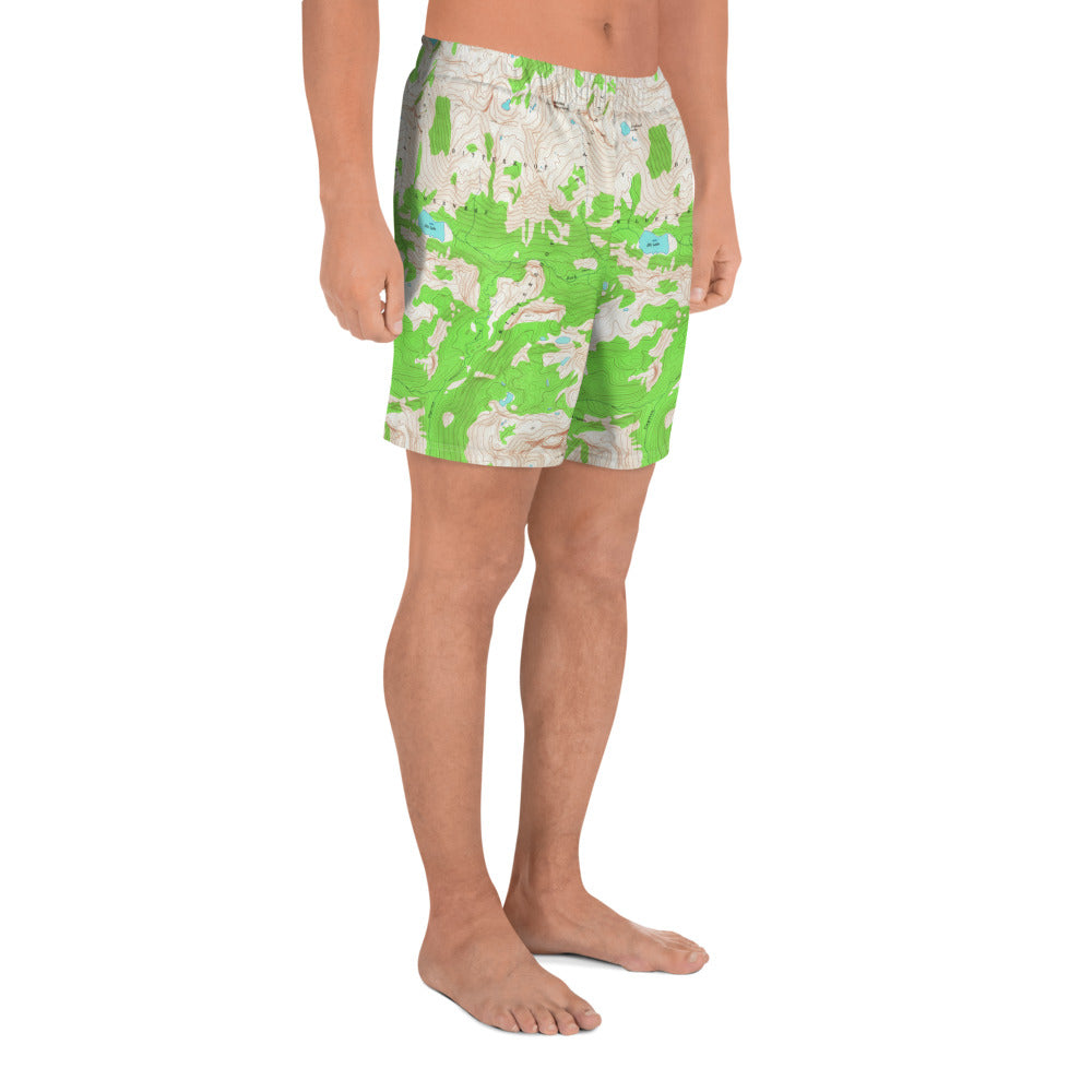 Elk Lake Men's Athletic Long Shorts