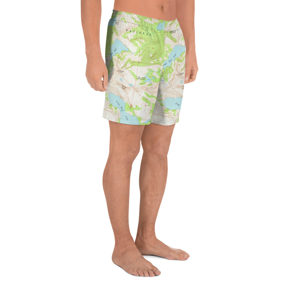 Gray Wolf Men's Athletic Long Shorts