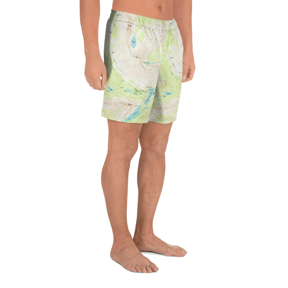 Many Glacier Men's Athletic Long Shorts